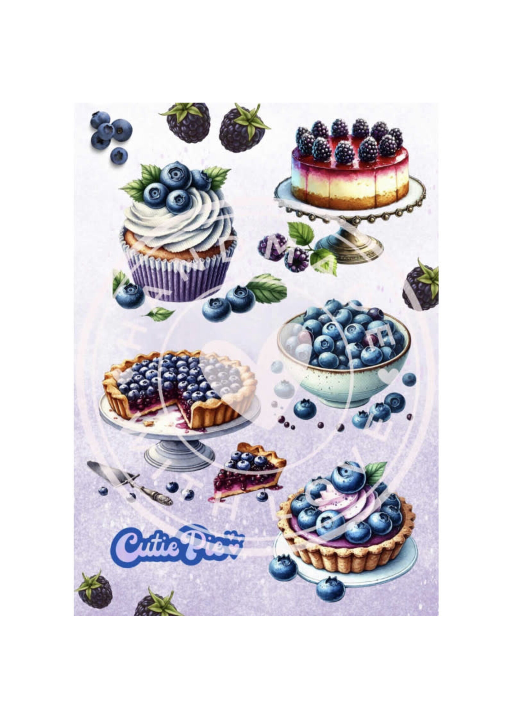 Juffrouw Muis Paperpad - Secret Recipe 10 knipsel pagina's