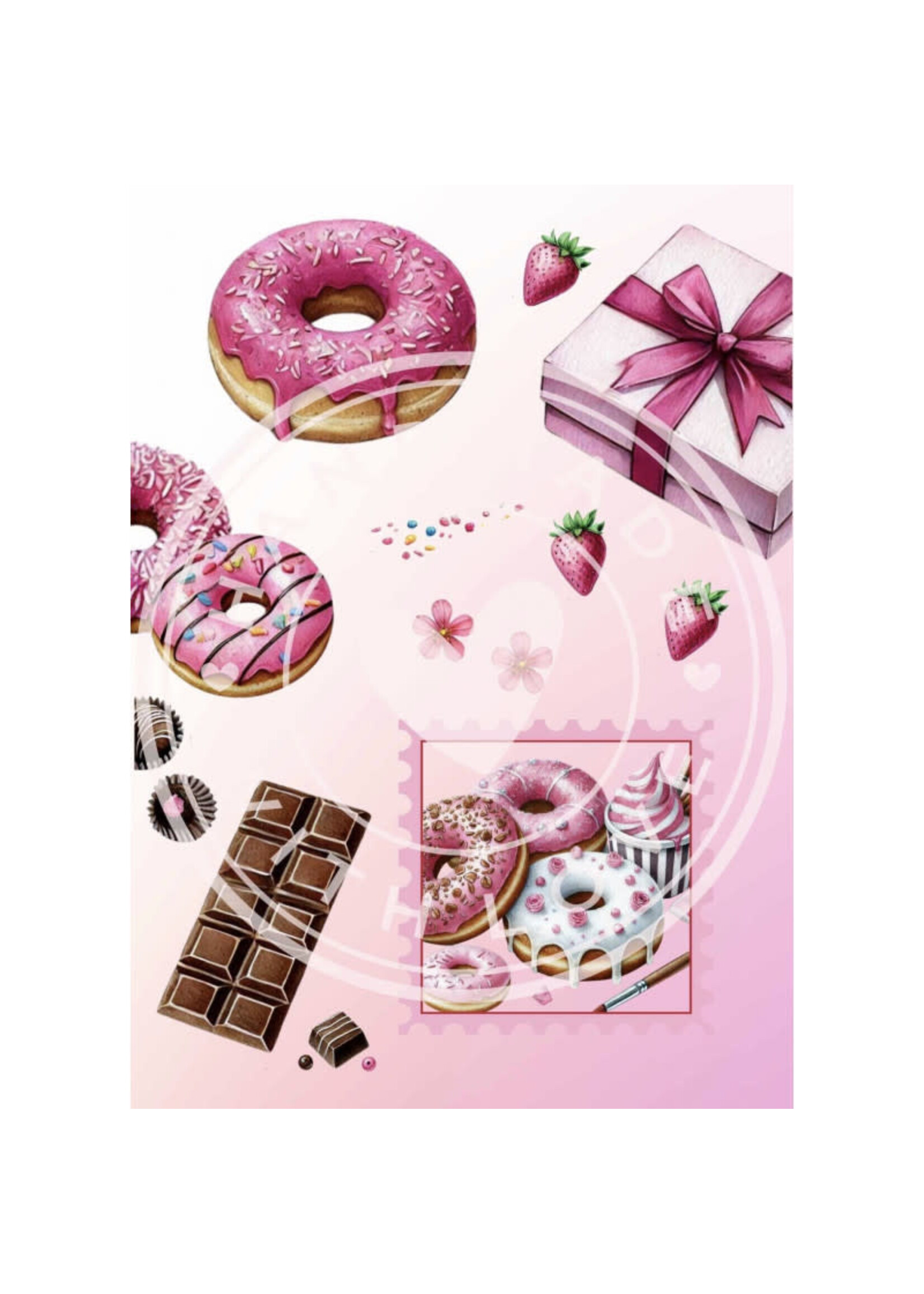 Juffrouw Muis Paperpad - Secret Recipe 10 knipsel pagina's