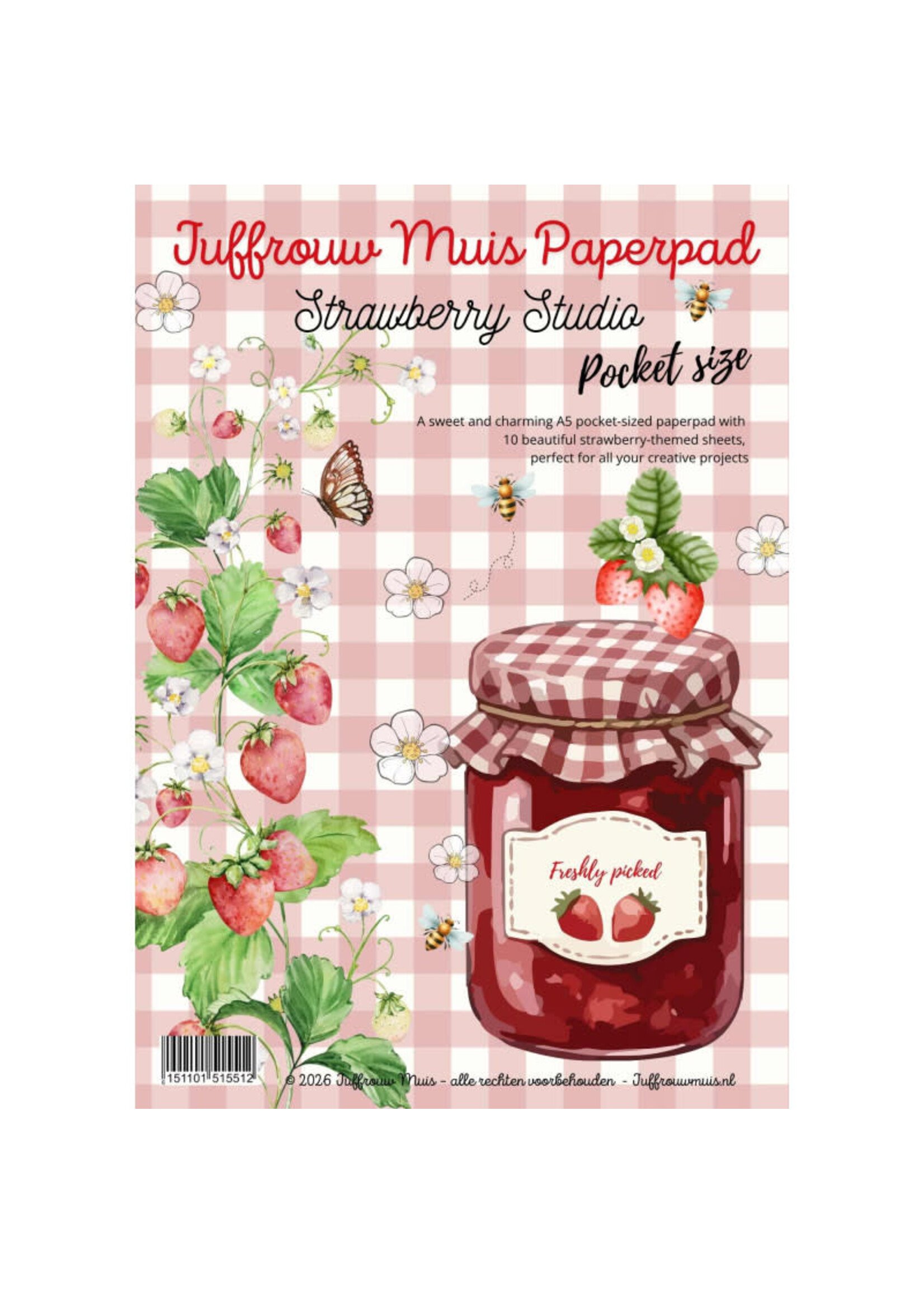 Paperpad Pocket sized - Strawberry Studio
