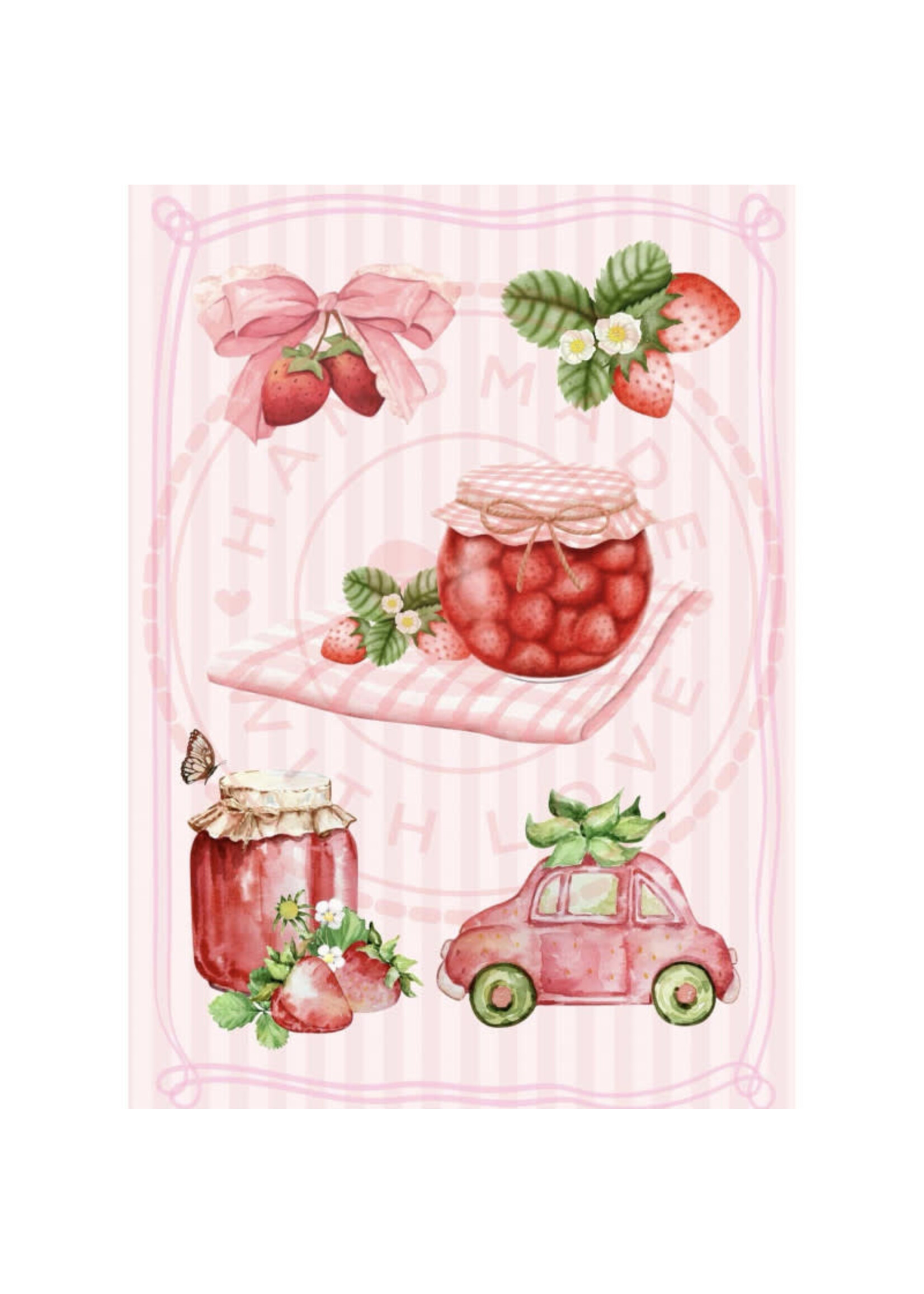 Paperpad Pocket sized - Strawberry Studio