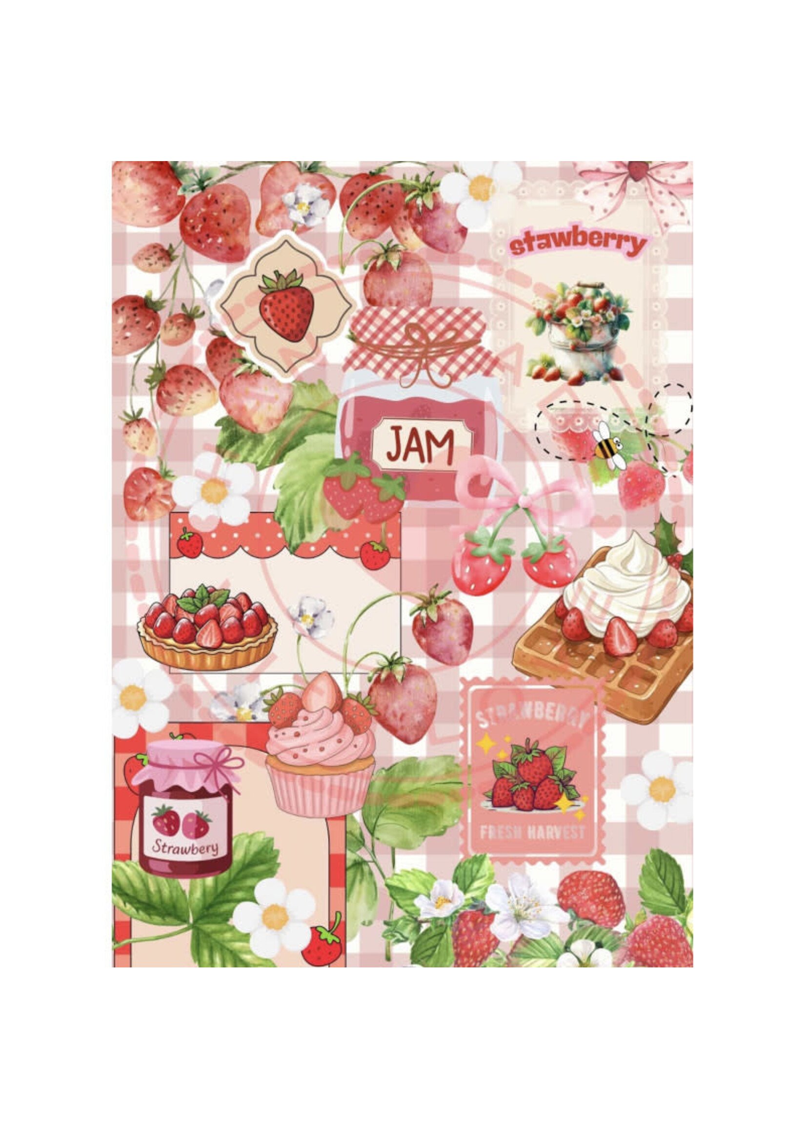 Paperpad Pocket sized - Strawberry Studio