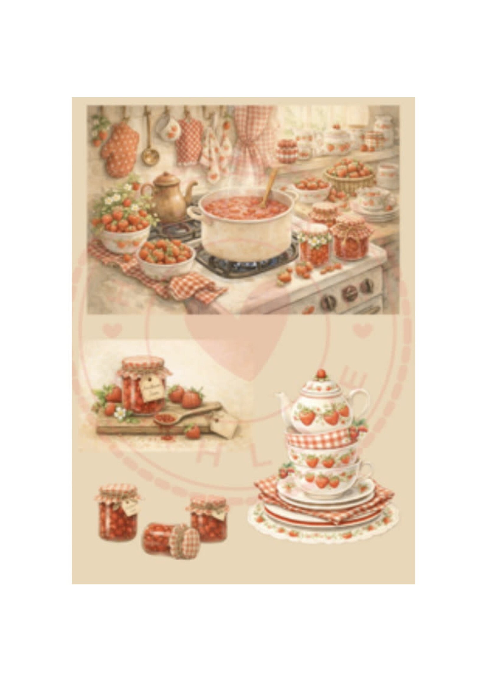 Paperpad Pocket sized - Sweet Strawberry days