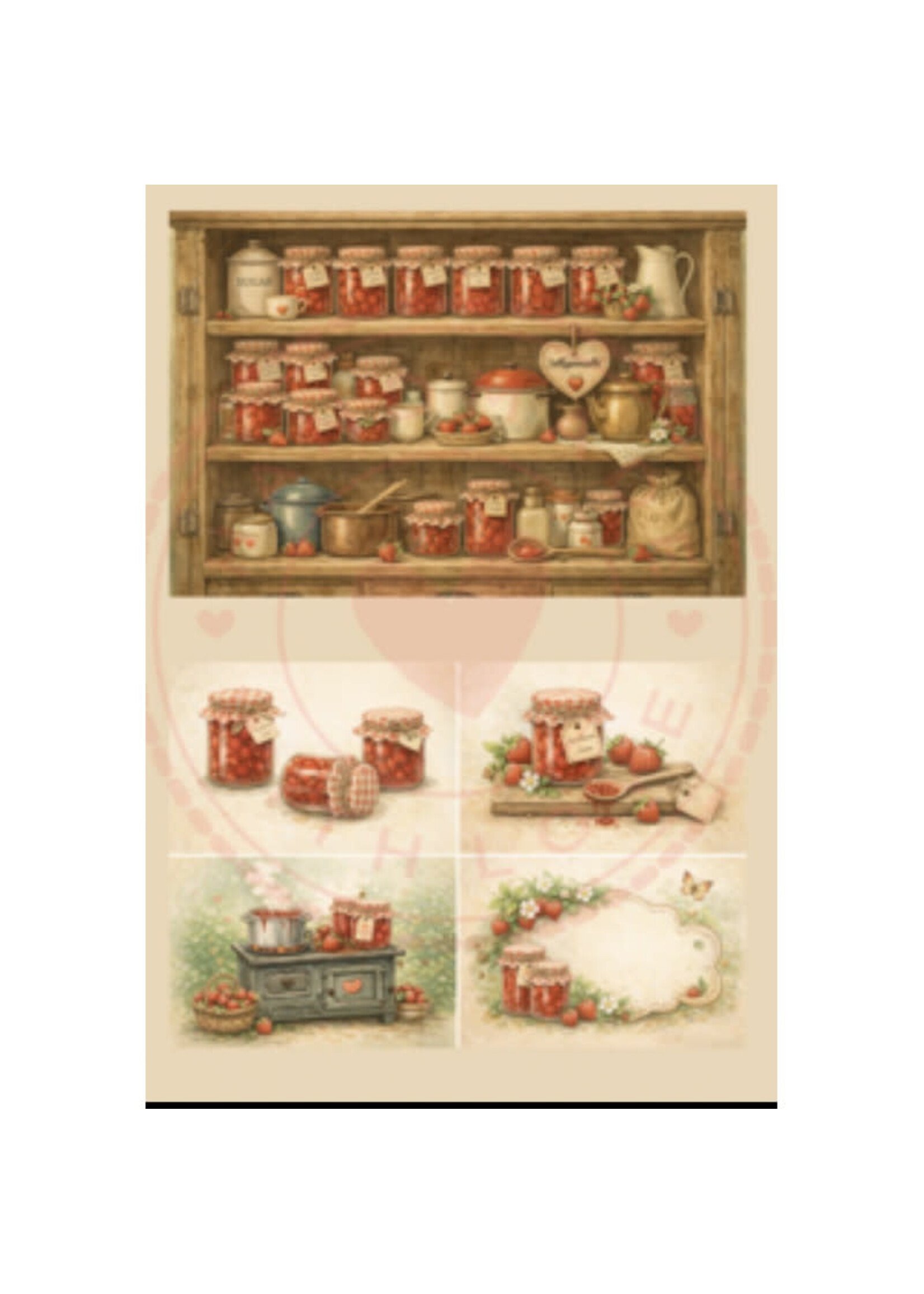 Paperpad Pocket sized - Sweet Strawberry days