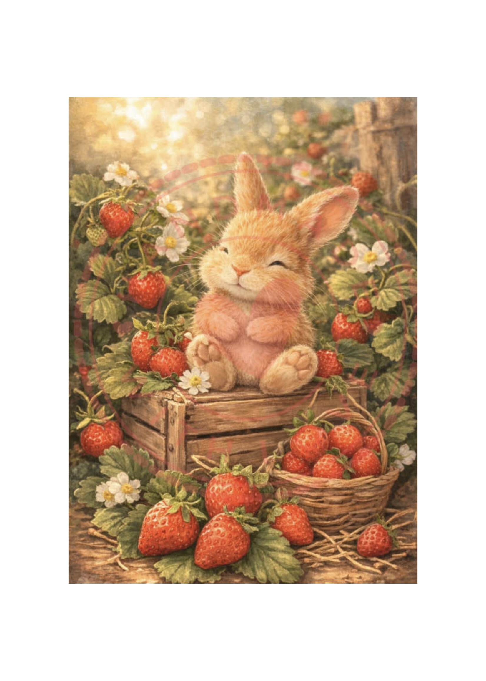 Paperpad Journal Cards - A6 - Strawberry Garden Dreams  10 pagina's enkelzijdig bedrukt