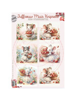 Juffrouw Muis Knipsel - Miss Strawberrytail