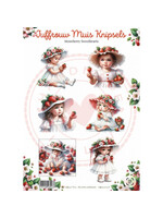 Juffrouw Muis Knipsel - Strawberry Sweethearts