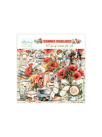 Papierstansen - Summer Highlands, 60 stuk