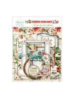 Papieren Ephemera - Summer Highlands, 33 stuks