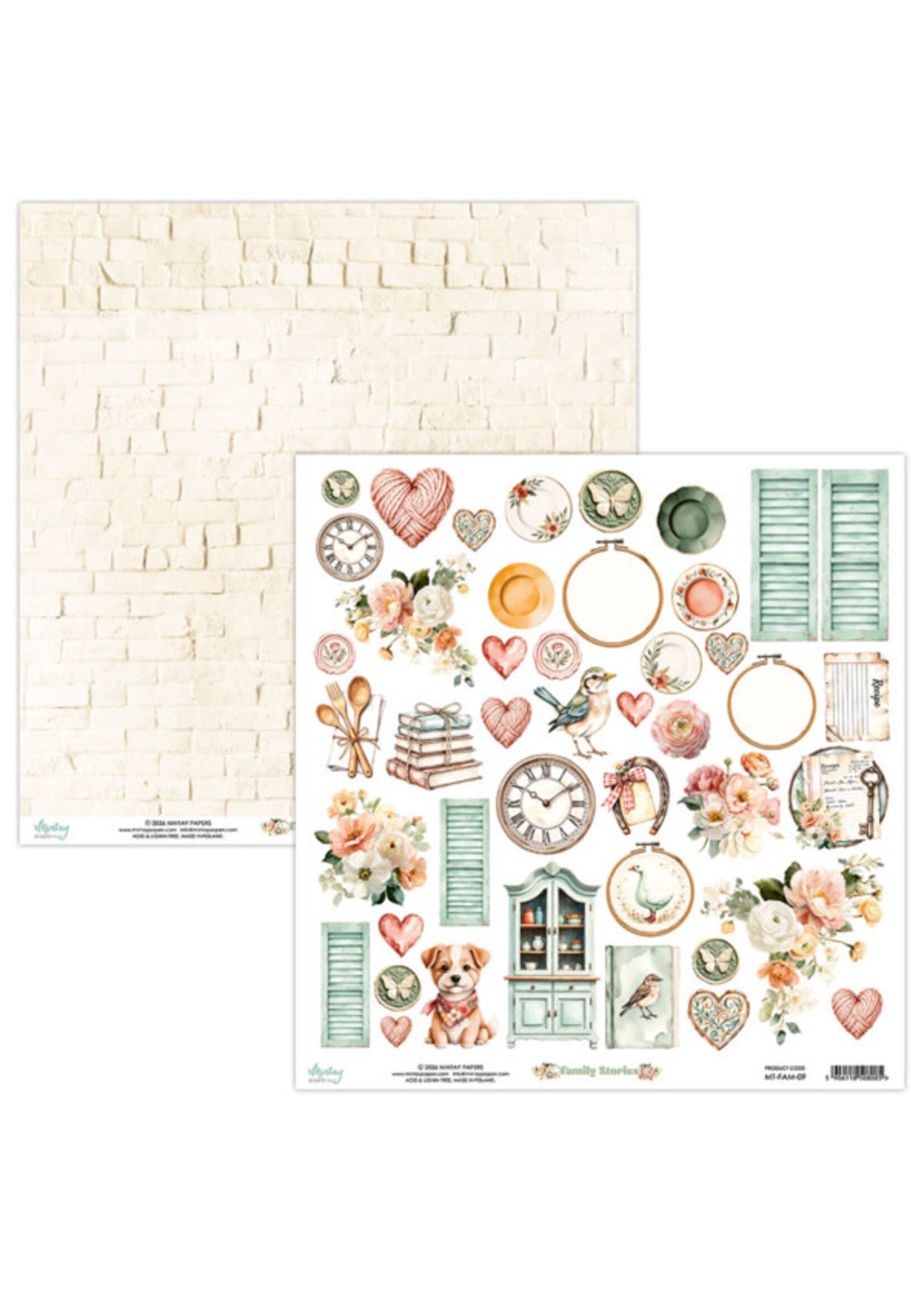 12 x 12 Elementen Papier - Familieverhalen