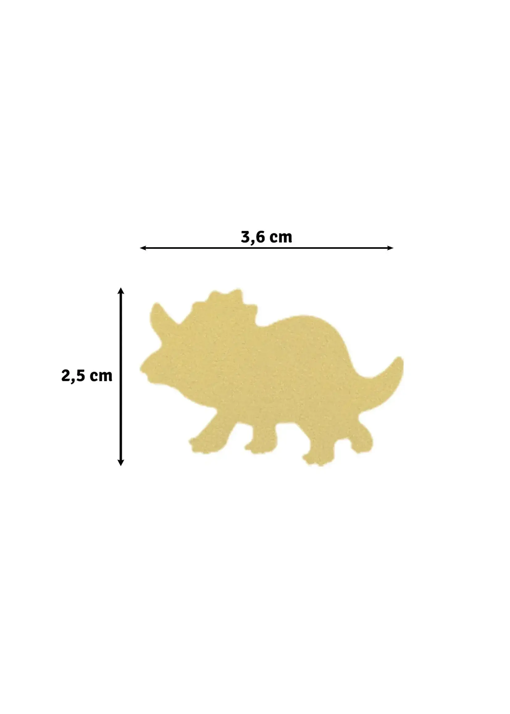 Vaessen Creative • Figuurpons Dino Triceratops Maxi Vaessen Creative 21440-080