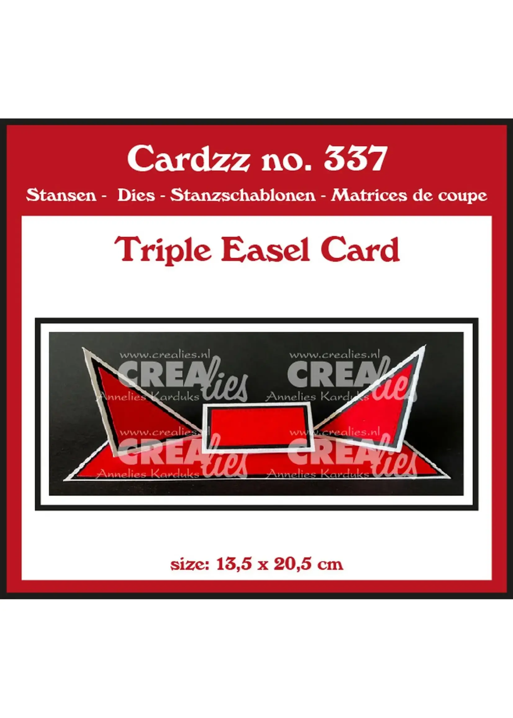 Crealies • Cardzz Triple Easel Crealies CLCZ337