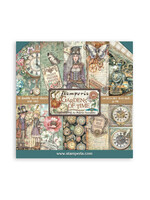 SBBS141 - Stamperia Papierblok Klein – Gardens of Time Backgrounds