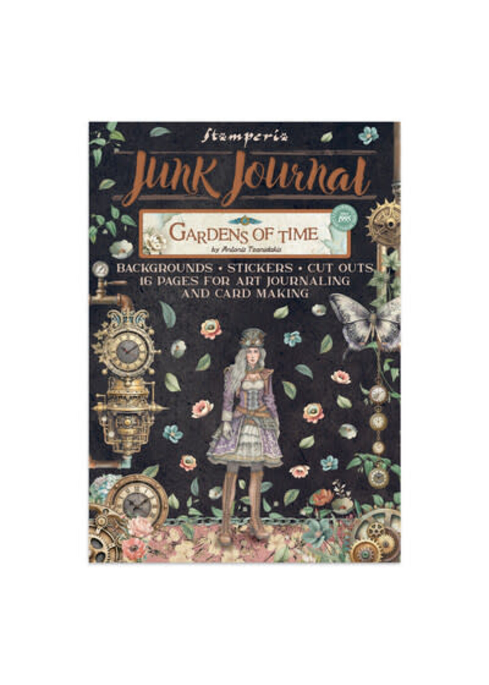 SBJK17 - Stamperia Art Junk Journal – Gardens of Time