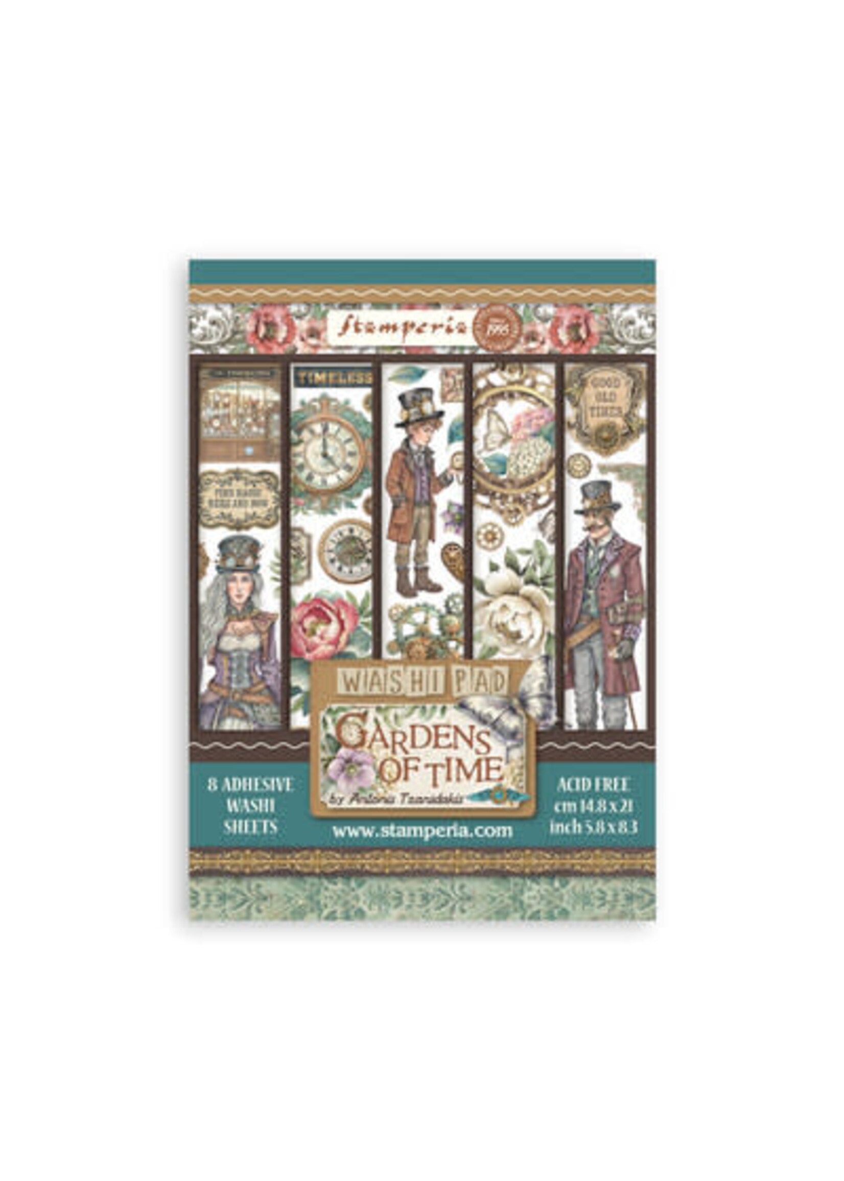 SBW32 - Stamperia Washi Pad – Gardens of Time