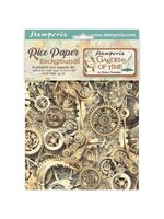 DFSAK6053 - Stamperia Rice Paper Achtergronden A6 Selectie – Gardens of Time