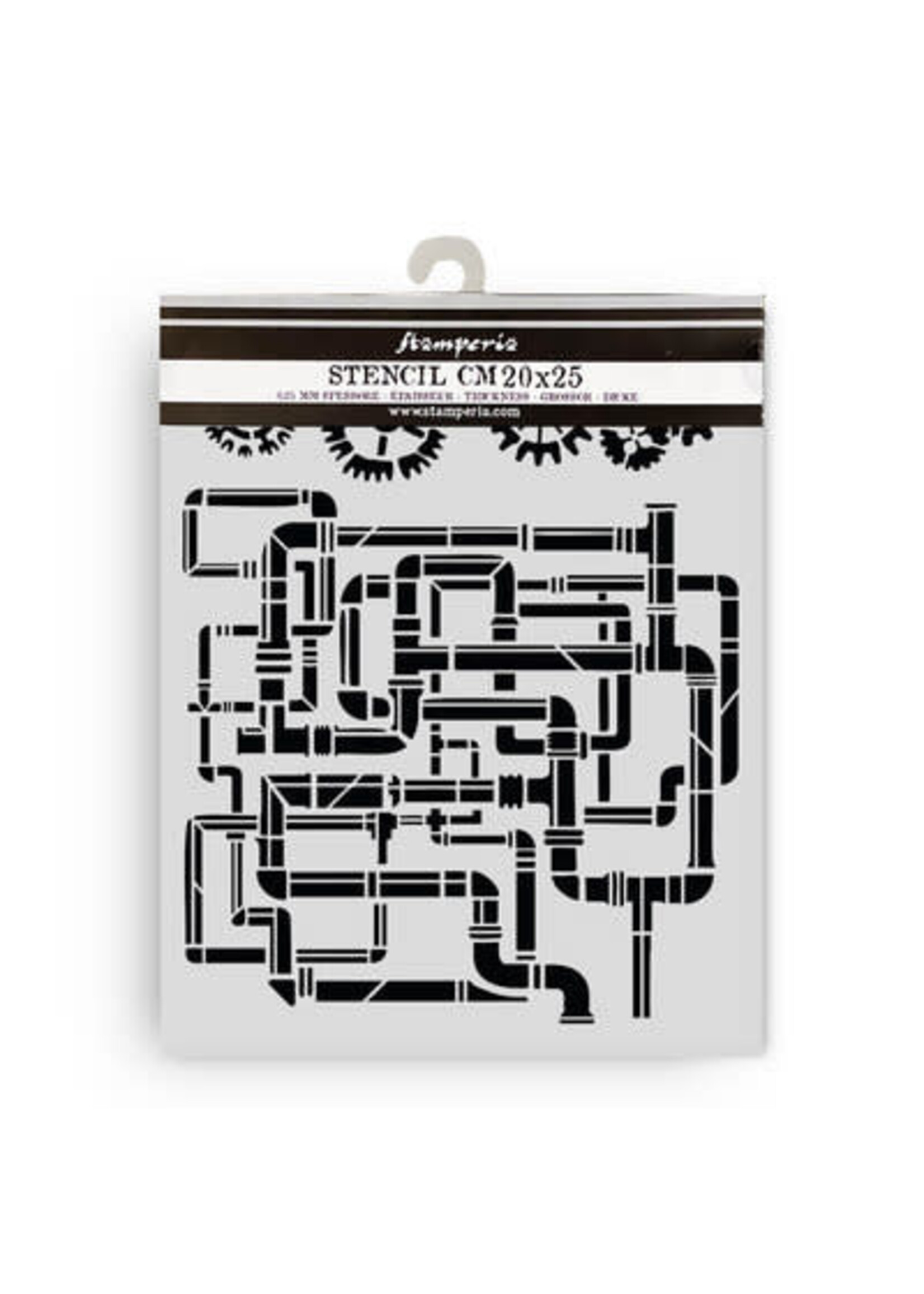 KSTD202 - Stamperia Sjabloon 20 x 25 cm – Gardens of Time Tubes