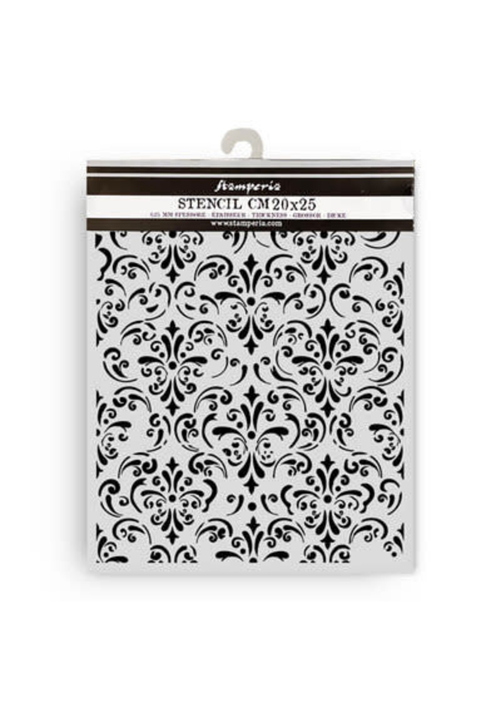 KSTD205 - Stamperia Sjabloon 20 x 25 cm – Gardens of Time Wallpaper