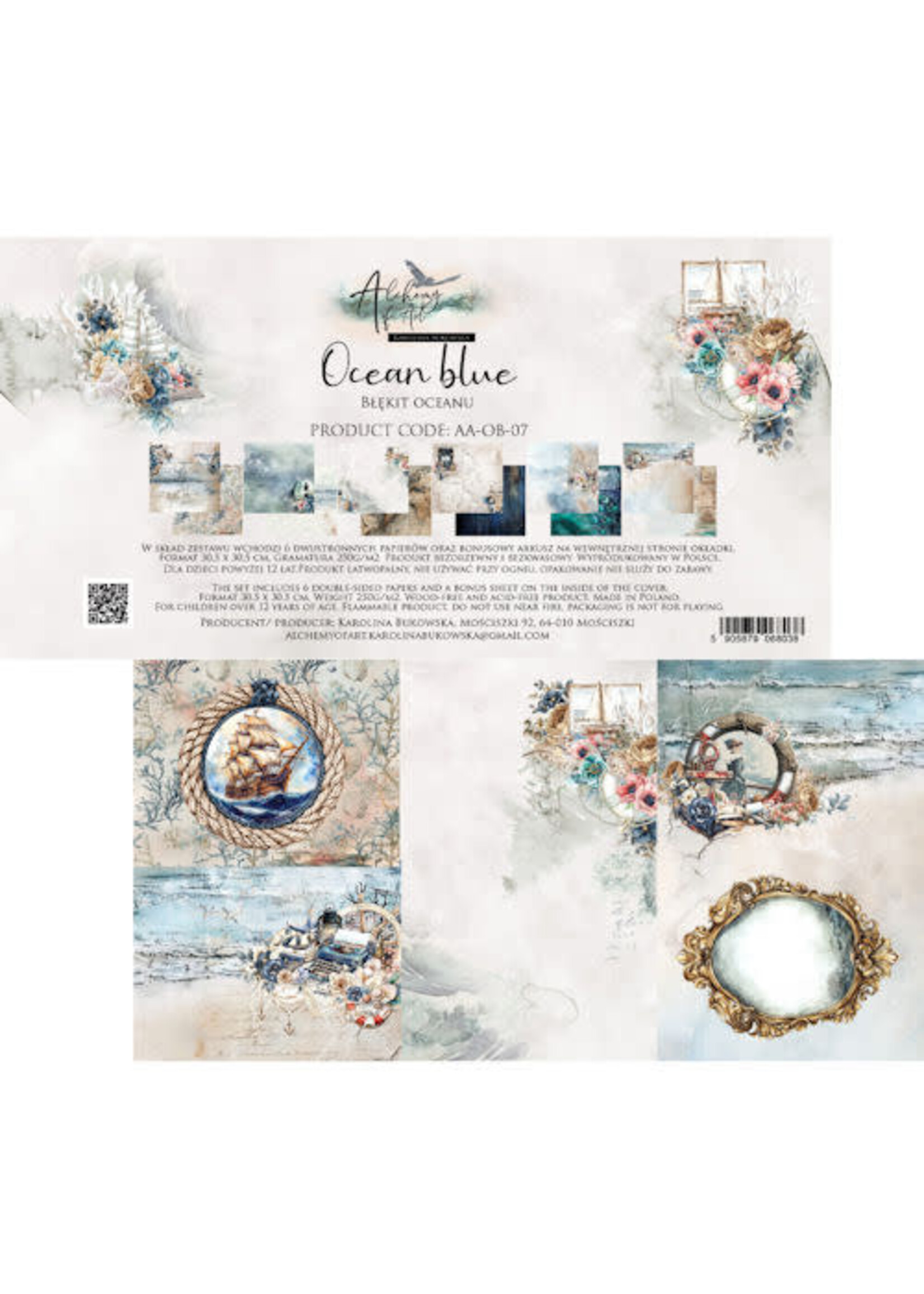 Alchemy of Art - 30x30 cm set - Ocean Blue 07 =PRE-ORDER