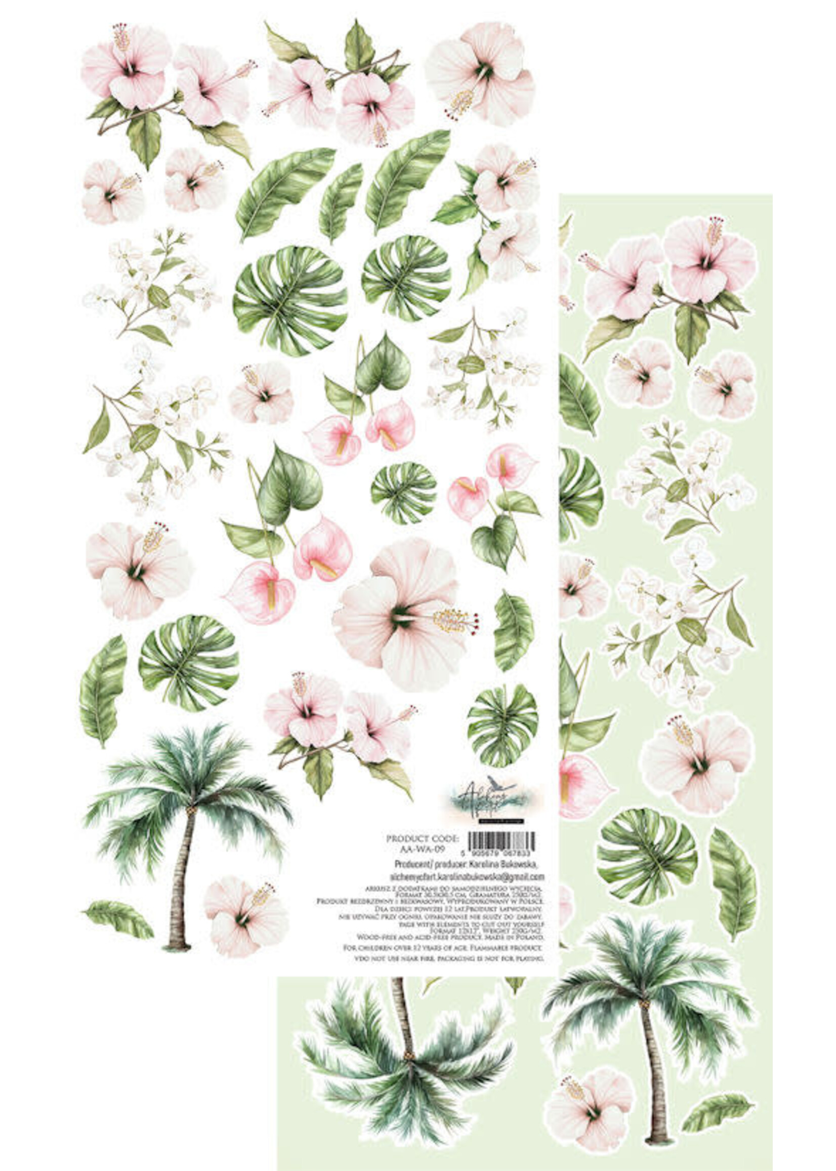 knipvel Alchemy of Art - 15x30 cm - Wild Adventures 09