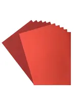 Florence • Glitter Papier en Cardstock Set 216g A4 10x Red/Poppy Florence 800208-006