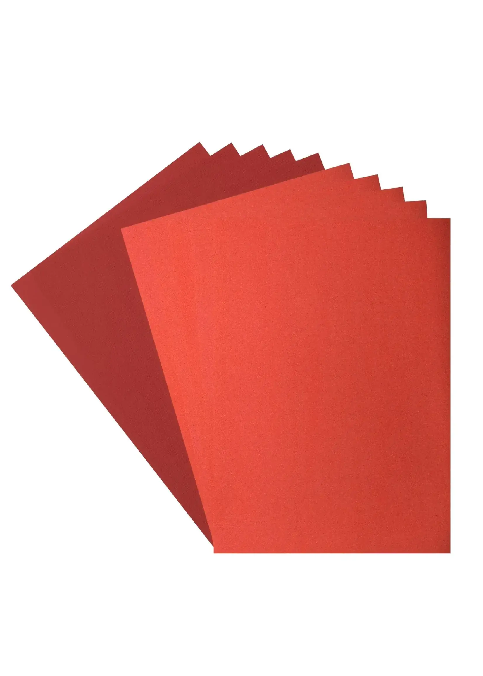 Florence • Glitter Papier en Cardstock Set 216g A4 10x Red/Poppy Florence 800208-006