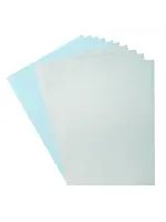 Florence • Glitter Papier en Cardstock Set 216g A4 10x Aqua/Ocean Florence  800208-013