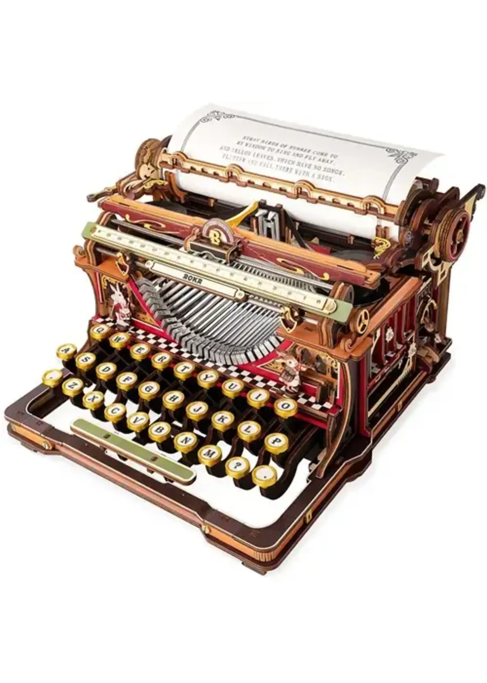 Robotime Mechanical Typewriter (magic version)