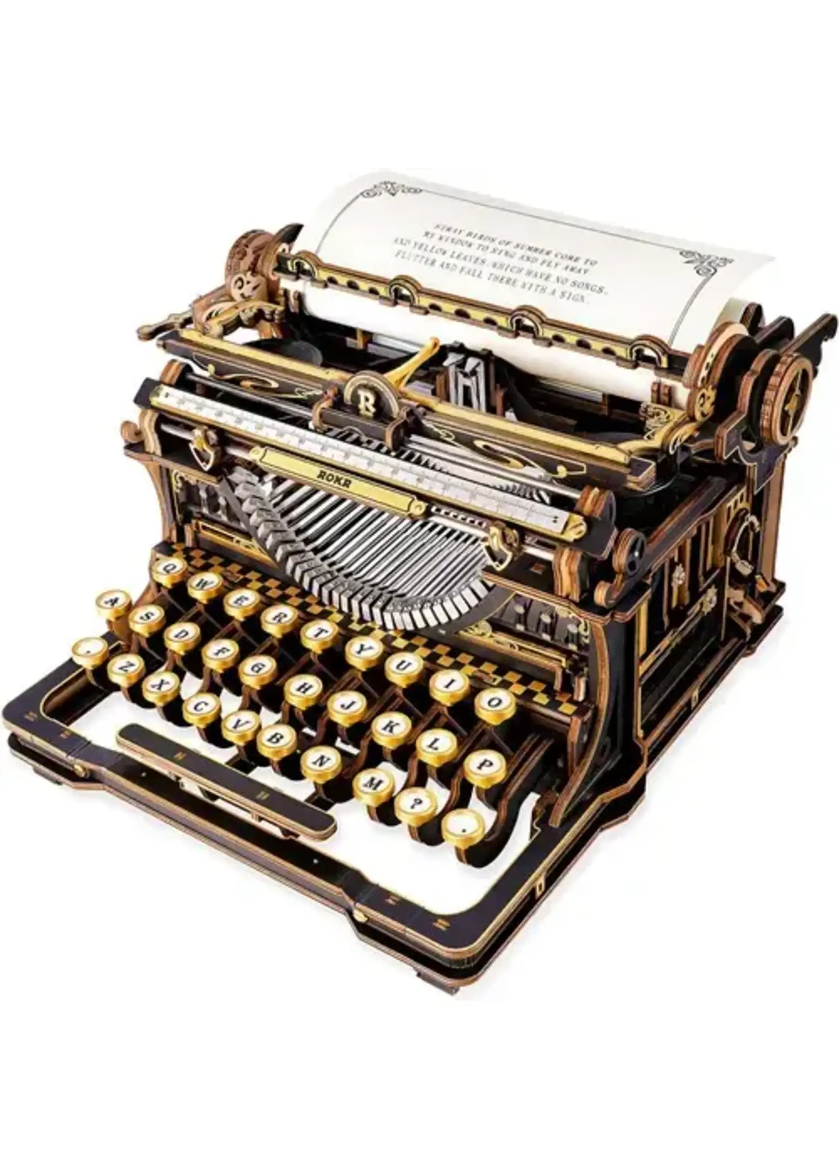 Robotime Mechanical Typewriter (classic version)