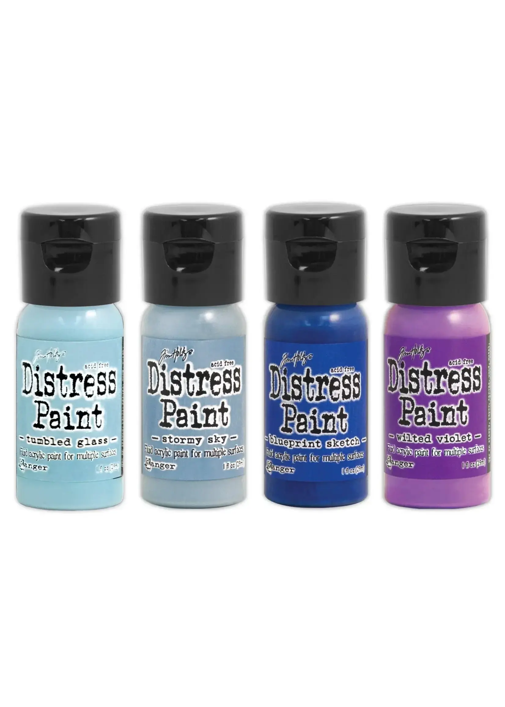 Ranger • Tim Holtz Distress Flip Cap Paint Kit #4 Ranger Ink TDFK84303