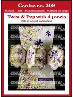 Cardzz Stansen No. 309 Twist & Pop A Met 4 Panelen (CLCZ309)