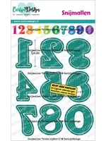 Snijmallen Grote Cijfers L by CarlijnDesign (CDSN-0371)
