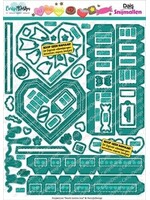 Snijmallen Heart Bonbon box by DaisCreaPlace (CDSN-0362)