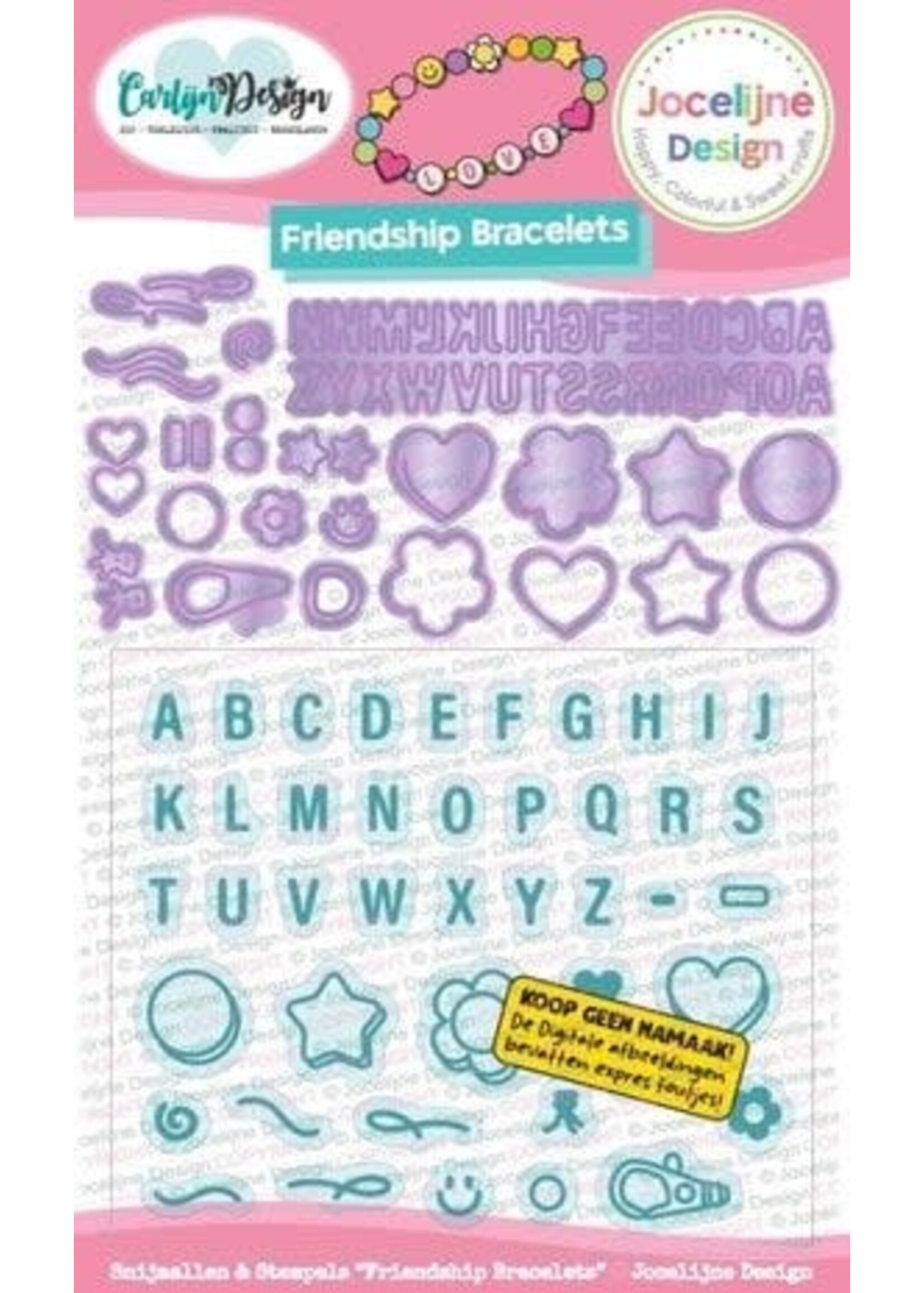 Snijmallen Friendship Bracelets by Jocelijne Design (CDJD-0080)