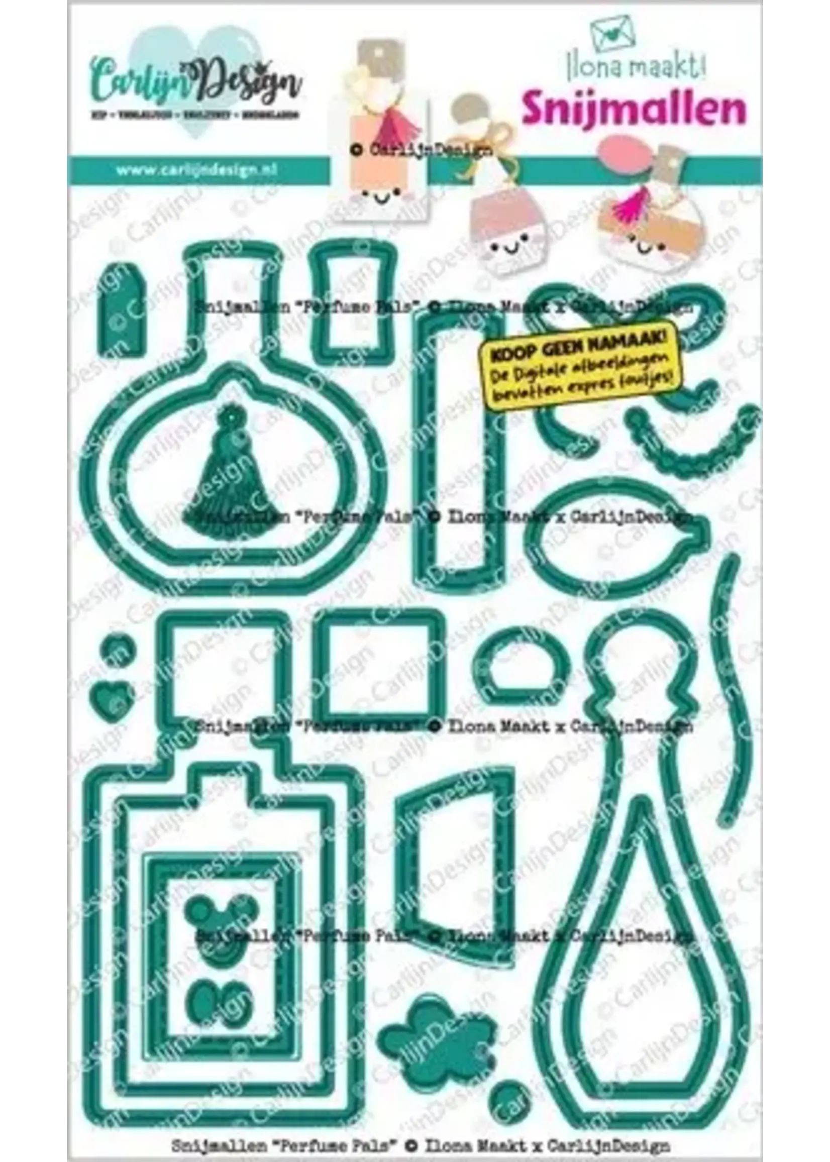 Snijmallen Perfume Pals by Ilona Maakt (CDSN-0365)