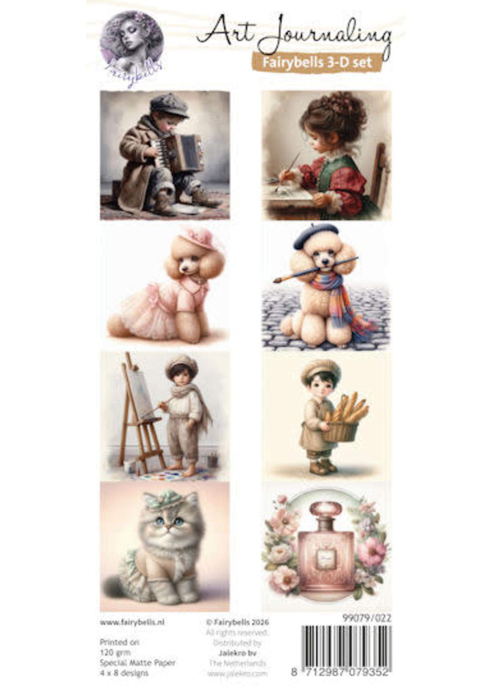 Fairybells 3-D setje a Paris # uitlevering start 1 mei