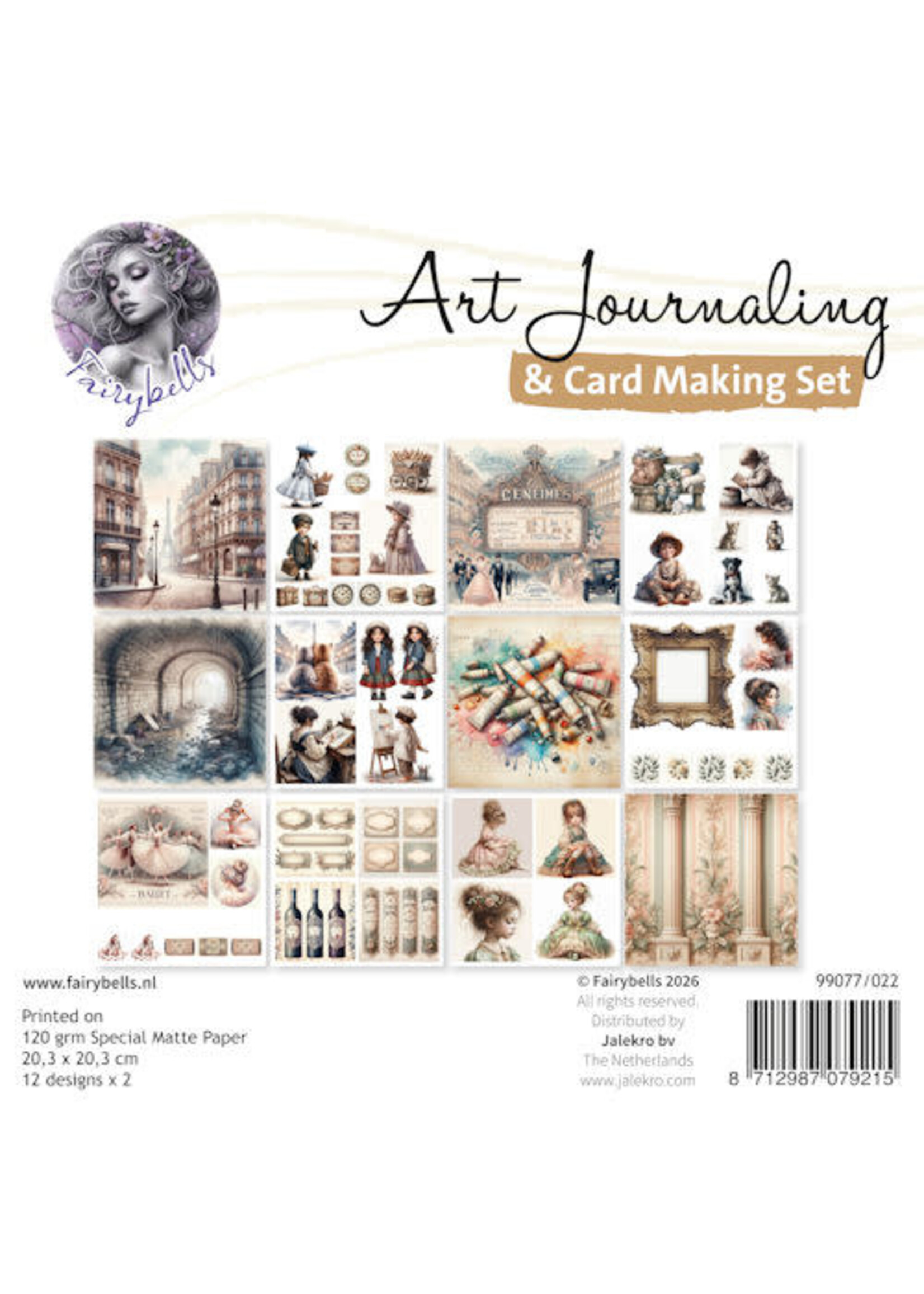Art Journaling & Card Making Set a Paris # uitlevering start 1 mei