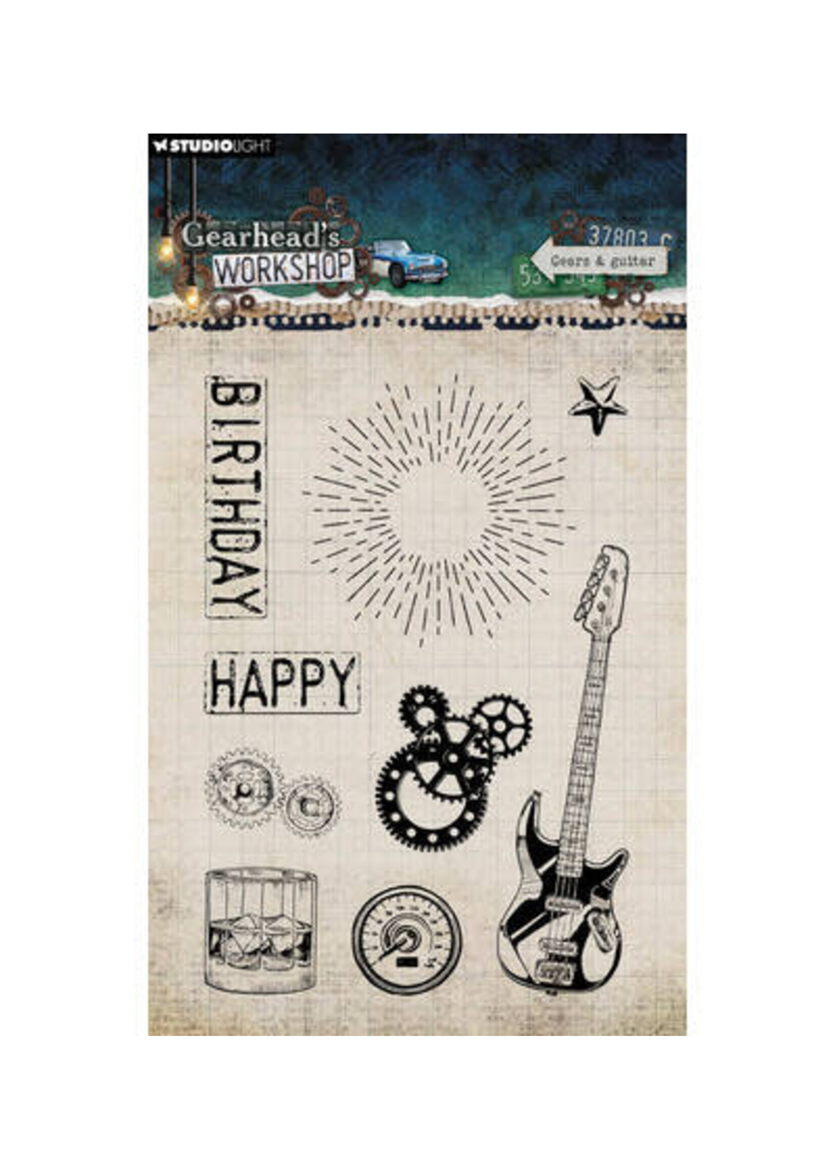 SL-GW-STAMP944 - Gears & Guitar Gearhead's Workshop nr. 944