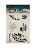 SL-GW-STAMP945 - Car & Grunge Gearhead's Workshop nr. 945