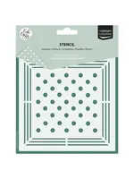 Vaessen Creative • Stencil by Carla Creates Handkerchief on the Farm 15x15cm Vaessen Creative CAR0409