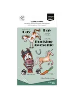 Vaessen Creative • Clear Stamps by Carla Creates Horse on the Farm 19st. Vaessen Creative CAR0403