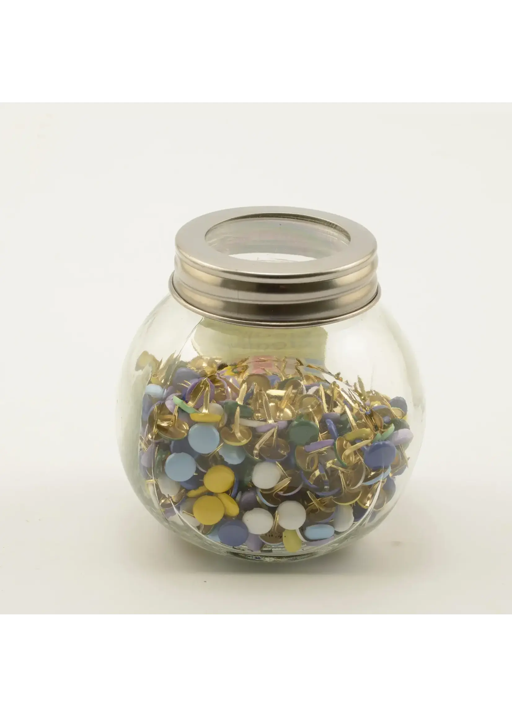 Vaessen Creative • Splitpennen in potje 110g Rondje 8mm Vaessen Creative 2023-313