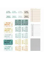 Sizzix • Essentials Clear Stamp Set A5 with Framelits Die Forever Journal 21pcs Sizzix 666705