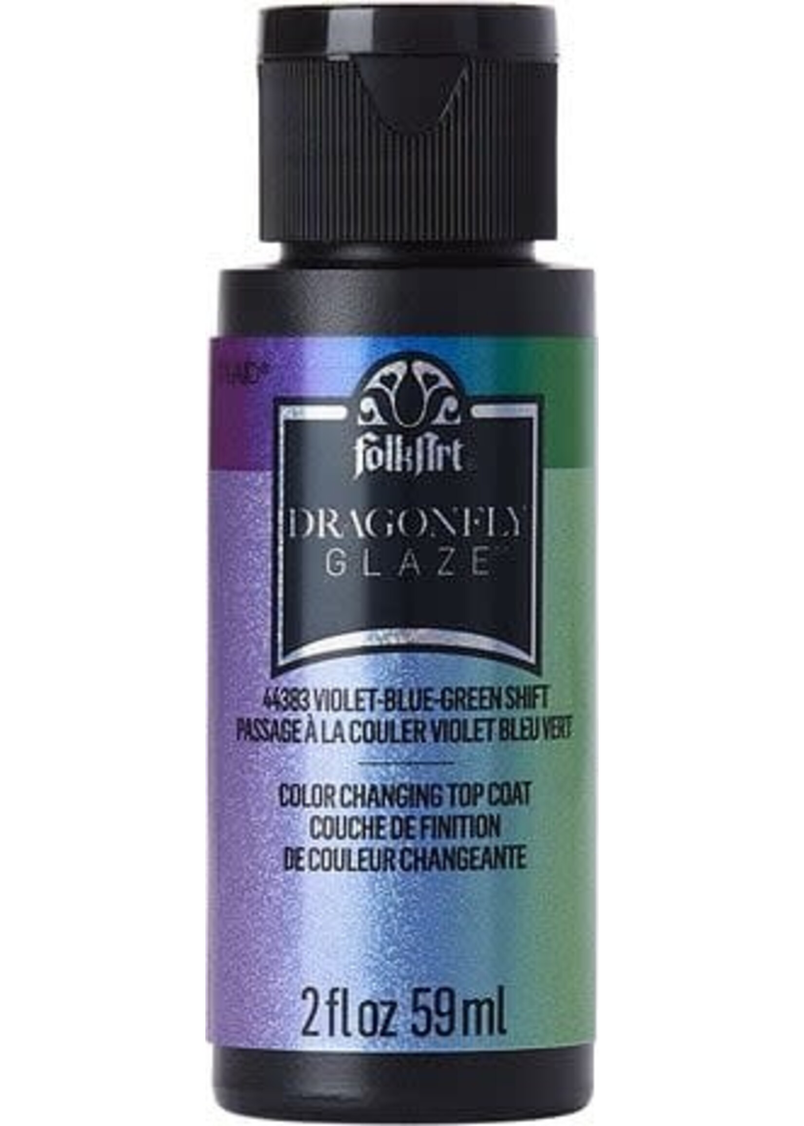 Dragonfly Glaze Violet-Blue-Green Shift 2 fl oz (44383)