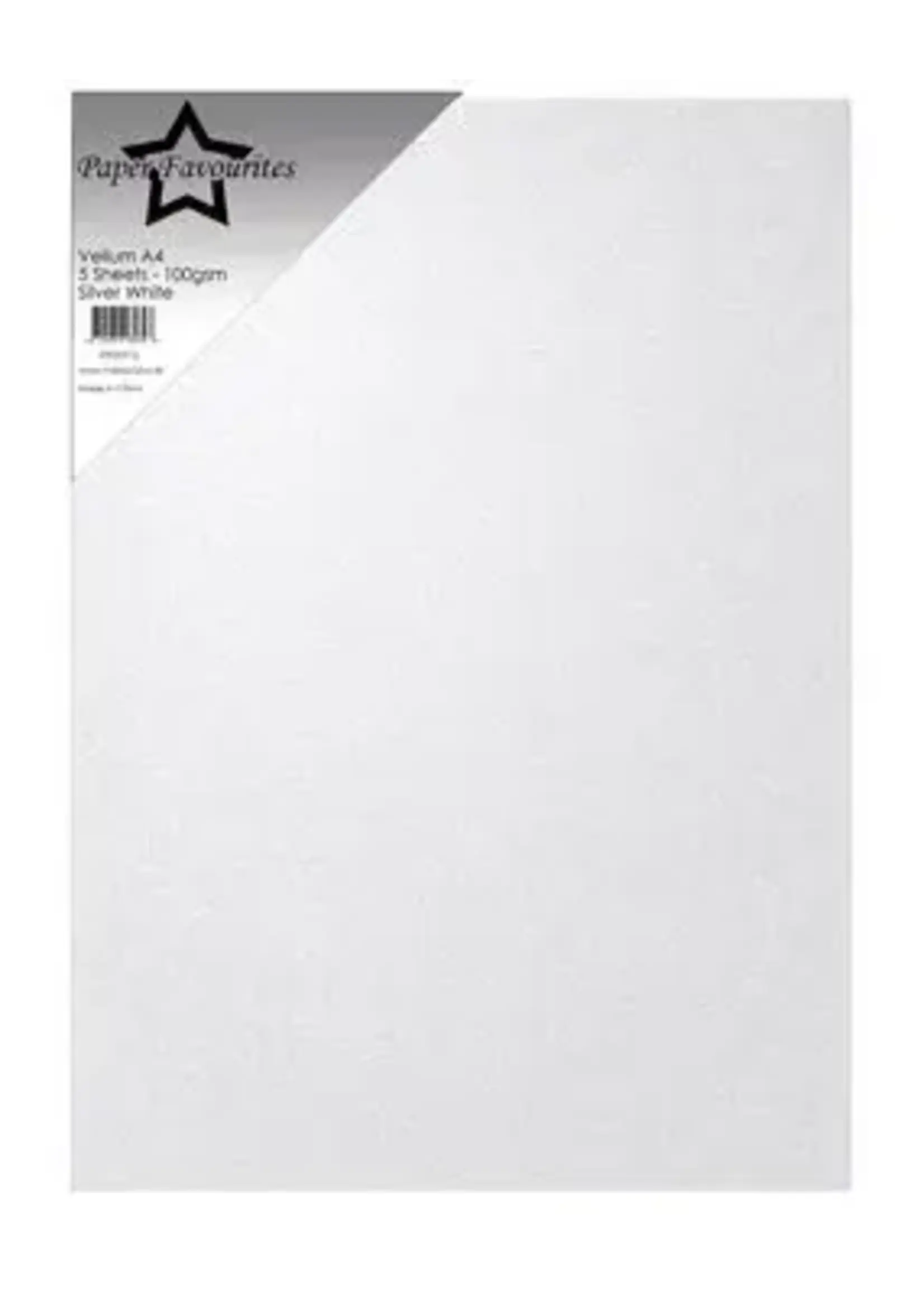 Vellum A4 Silver White 100g (5pcs) (PFSS912)
