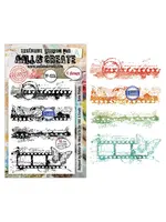 Through the Lens A6 Stamp Sets Torn Prints by Autour de Mwa & Co (AALL-TP-1336)