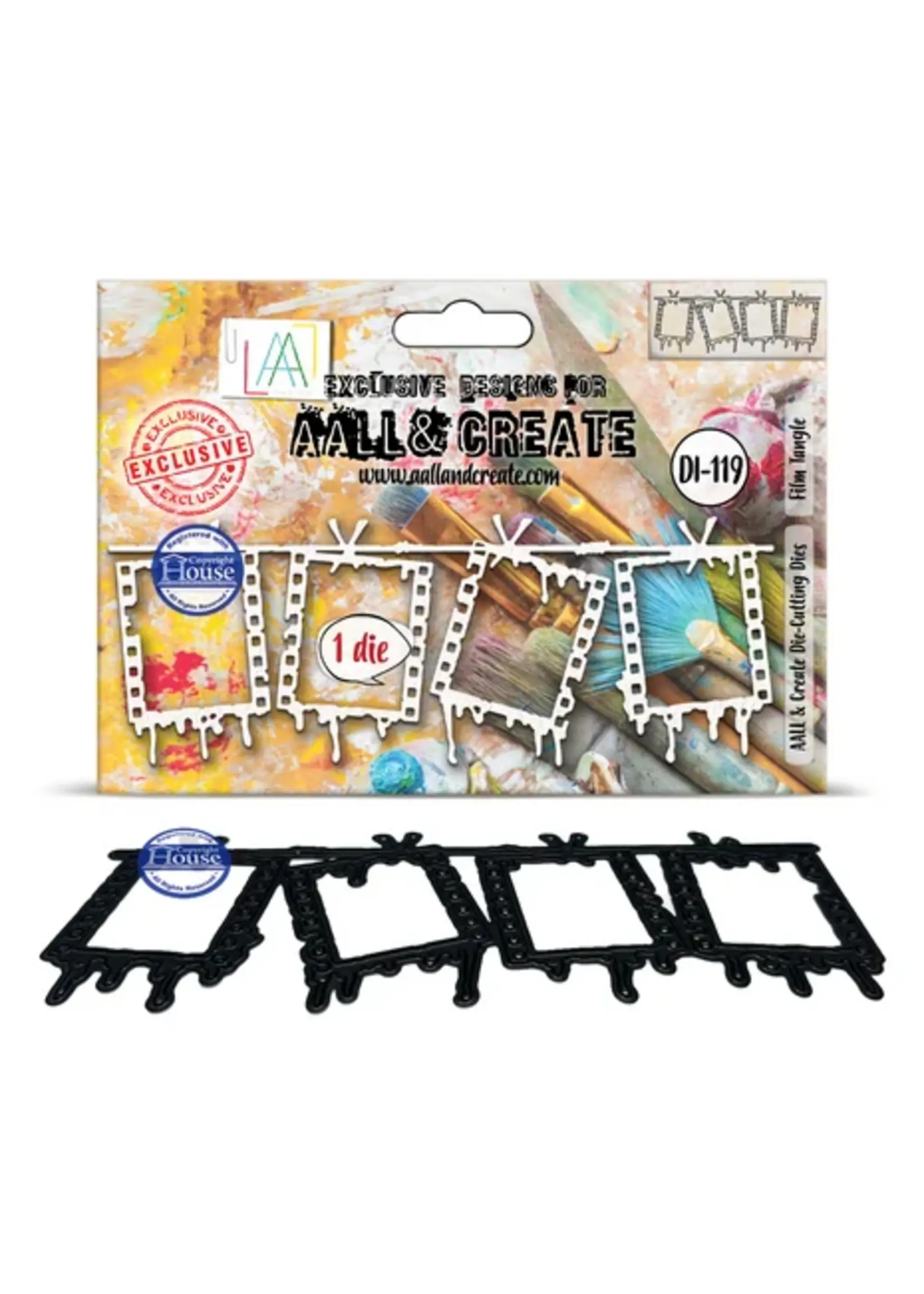 Through the Lens Die-Cutting Die Set Film Tangle by Autour de Mwa & Co (AALL-DI-119)