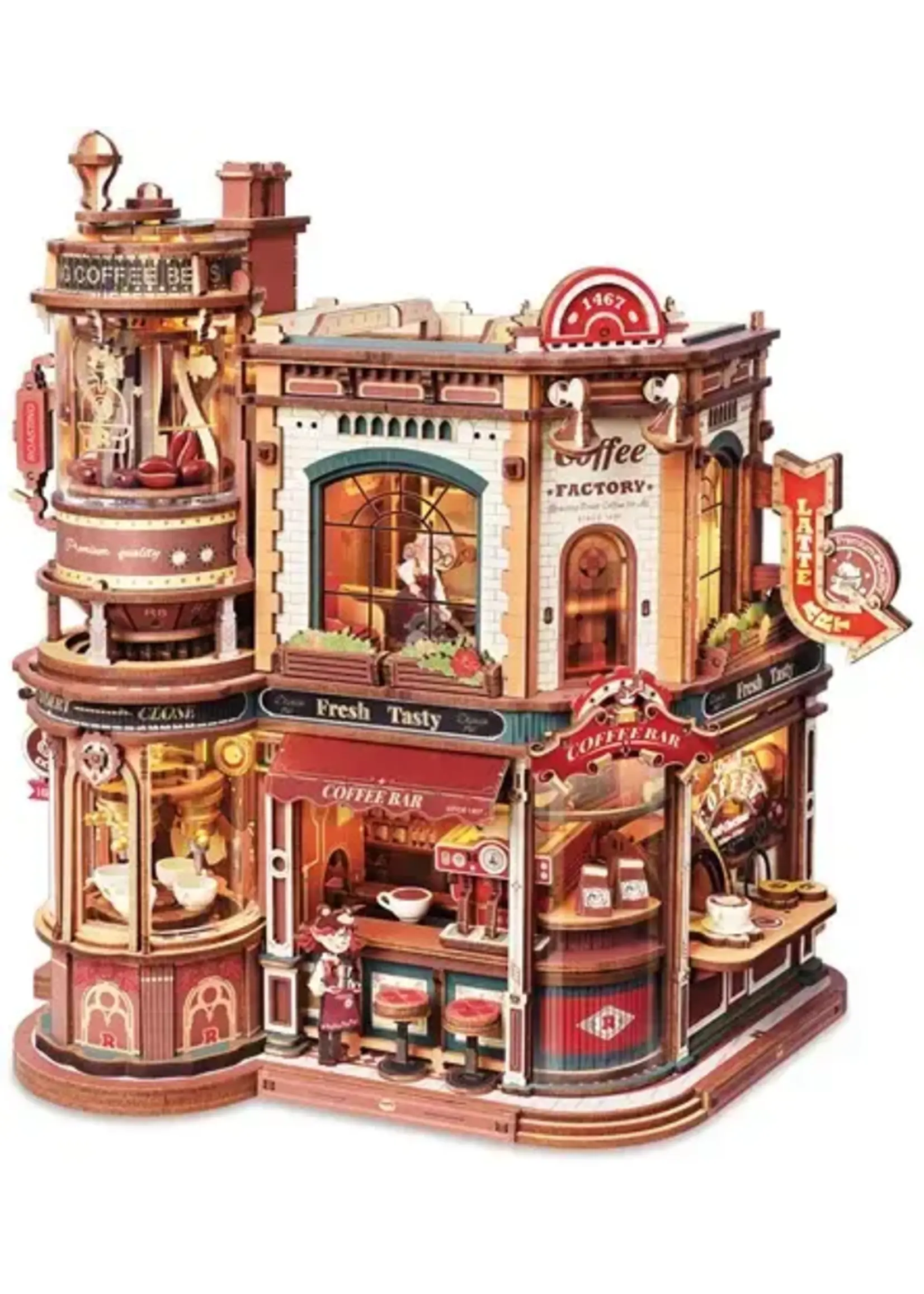 Robotime Dream Coffee Factory