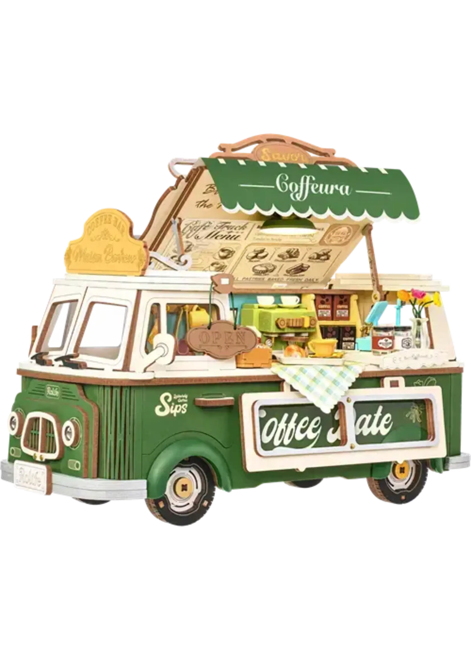 Robotime Leo's Coffee Truck