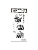 Muse & Maker DL Clear Stamp Set Fluttered Lines (LHCCSMM014)