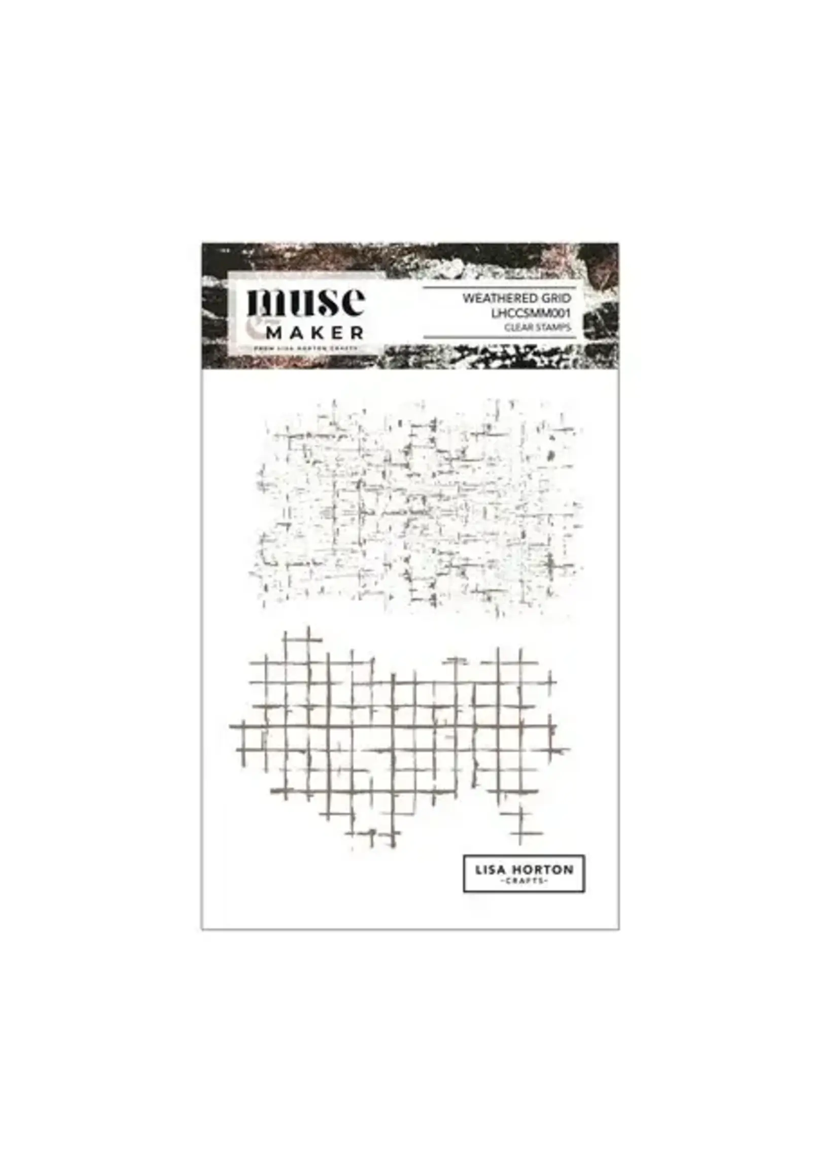Muse & Maker A6 Clear Stamp Set Weather Grid (LHCCSMM001)